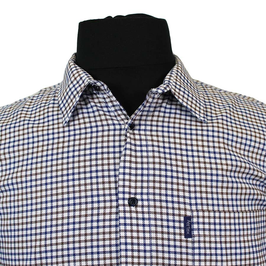 Aertex FGY007 Cellular Cotton Multi Check Shirt - Get your Aertex ...