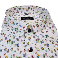 Haupt Pure Fine Cotton Summer Scene Pattern Fashion Shirt