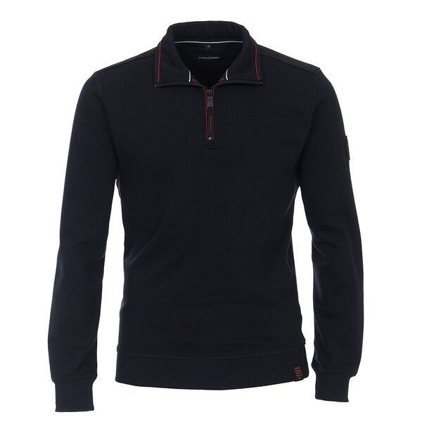 Casa Moda Cotton Mix Half Zip Sweat Shirt-shop-by-brands-Beggs Big Mens Clothing - Big Men's fashionable clothing and shoes