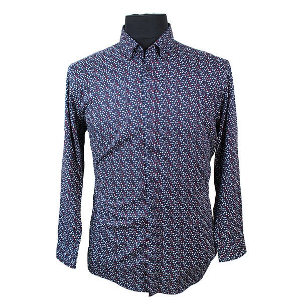 Casa Moda Pure Cotton Mini Flower Pattern Fashion Shirt-shop-by-brands-Beggs Big Mens Clothing - Big Men's fashionable clothing and shoes