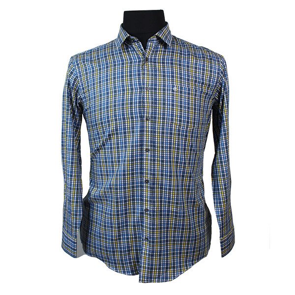 Casa Moda Pure Cotton Classic Mini Check Fashion Shirt-shop-by-brands-Beggs Big Mens Clothing - Big Men's fashionable clothing and shoes