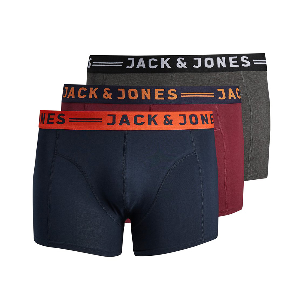 Jack and Jones Stretch Cotton 3 Pack Sports Brief - Shop by Brands-Jack ...