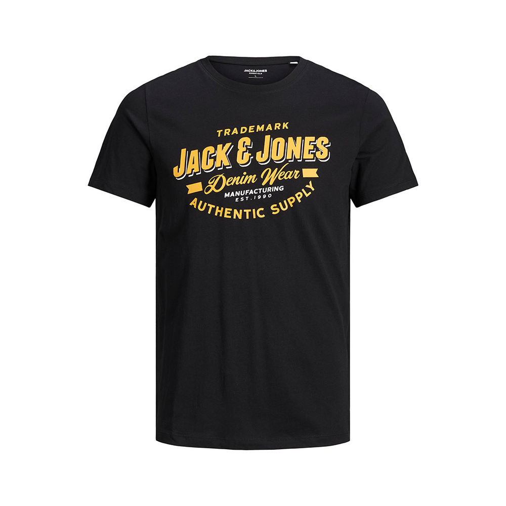 Jack and Jones Cotton Denim Wear Tee Black - Shop by Brands-Jack and ...