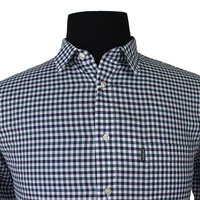 Aertex Green Check Short Sleeve Shirt