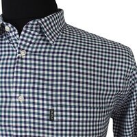 Aertex Green Check Short Sleeve Shirt