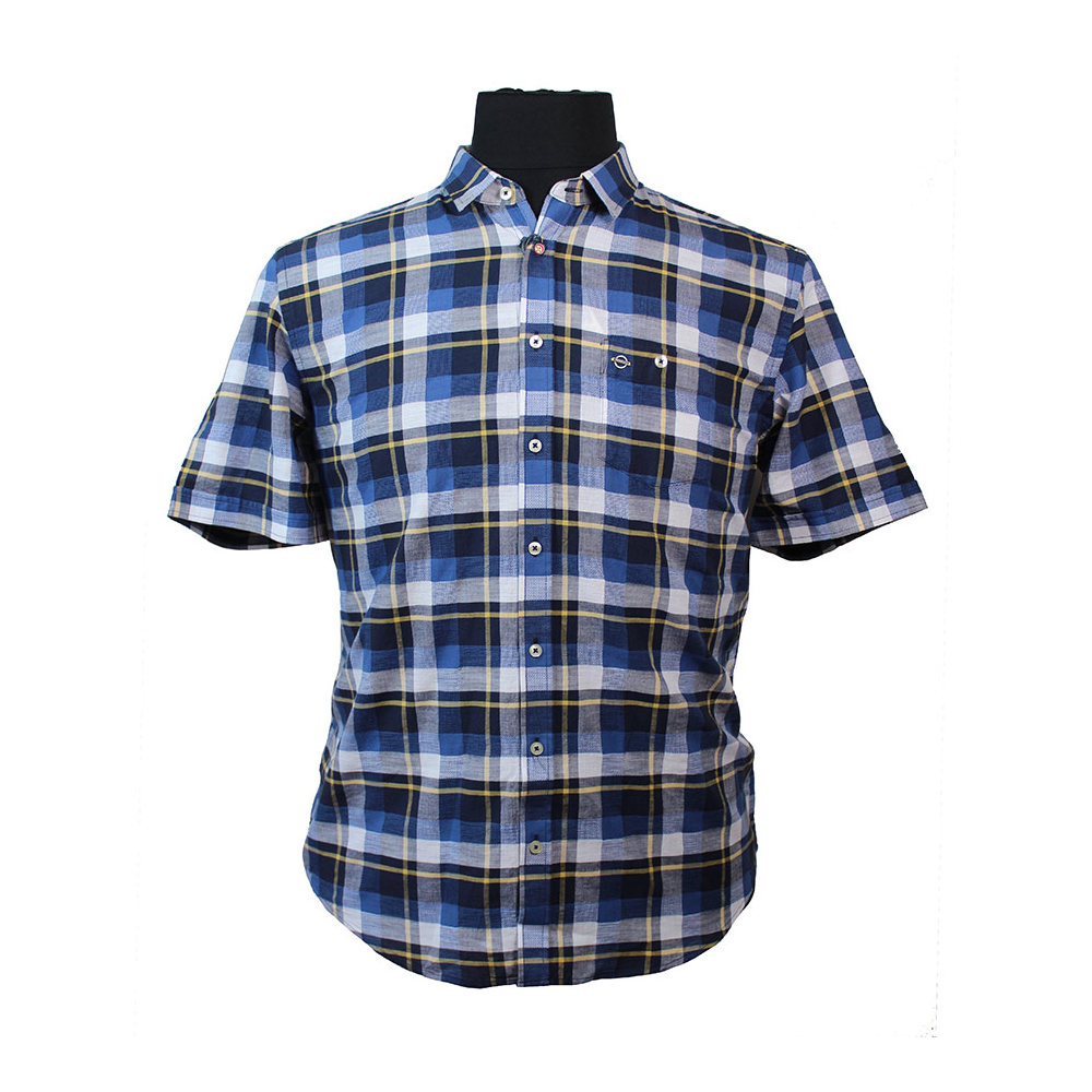 Paddocks Navy Check Cotton SS Shirt - Shop By Brand - See All of the ...