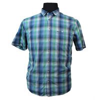 Paddocks Green Check Cotton Shirt