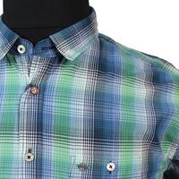 Paddocks Green Check Cotton Shirt