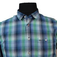 Paddocks Green Check Cotton Shirt