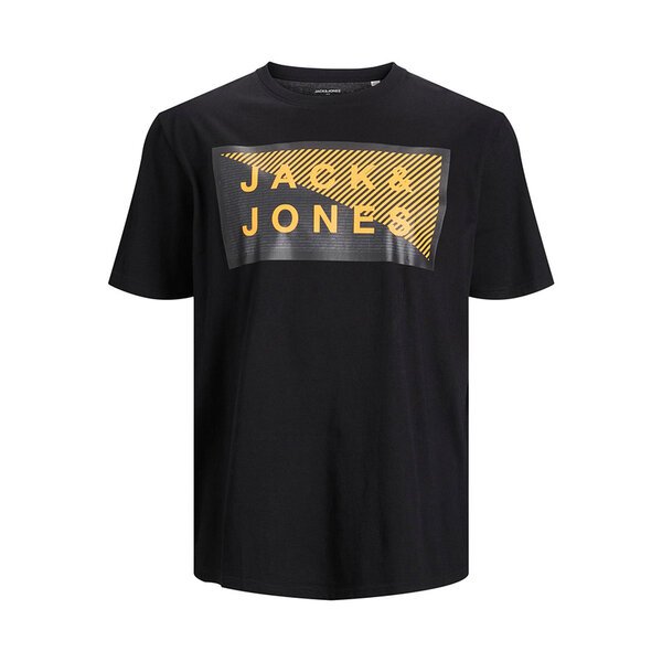 Jack and Jones Cotton Logo Print Fashion Tee-shop-by-brands-Beggs Big Mens Clothing - Big Men's fashionable clothing and shoes