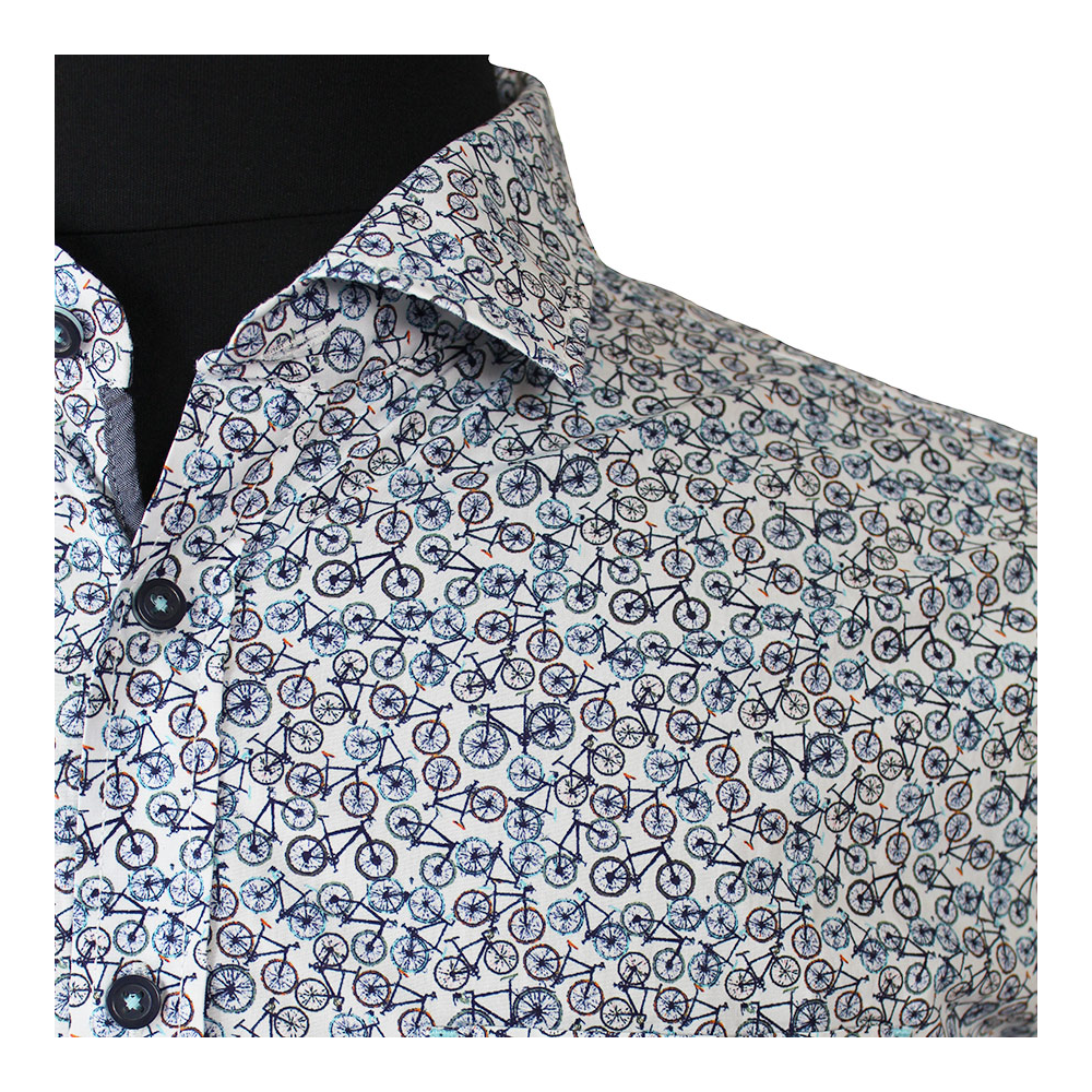 Casa Moda Pure Cotton Cycle Pattern Fashion Shirt - Casa Moda is one of ...