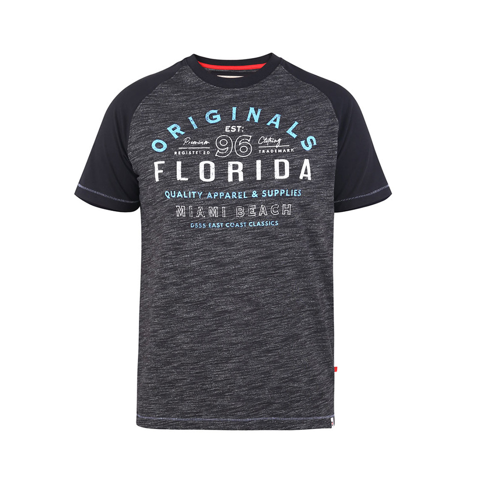 D555 Whitfield Florida Black Tee