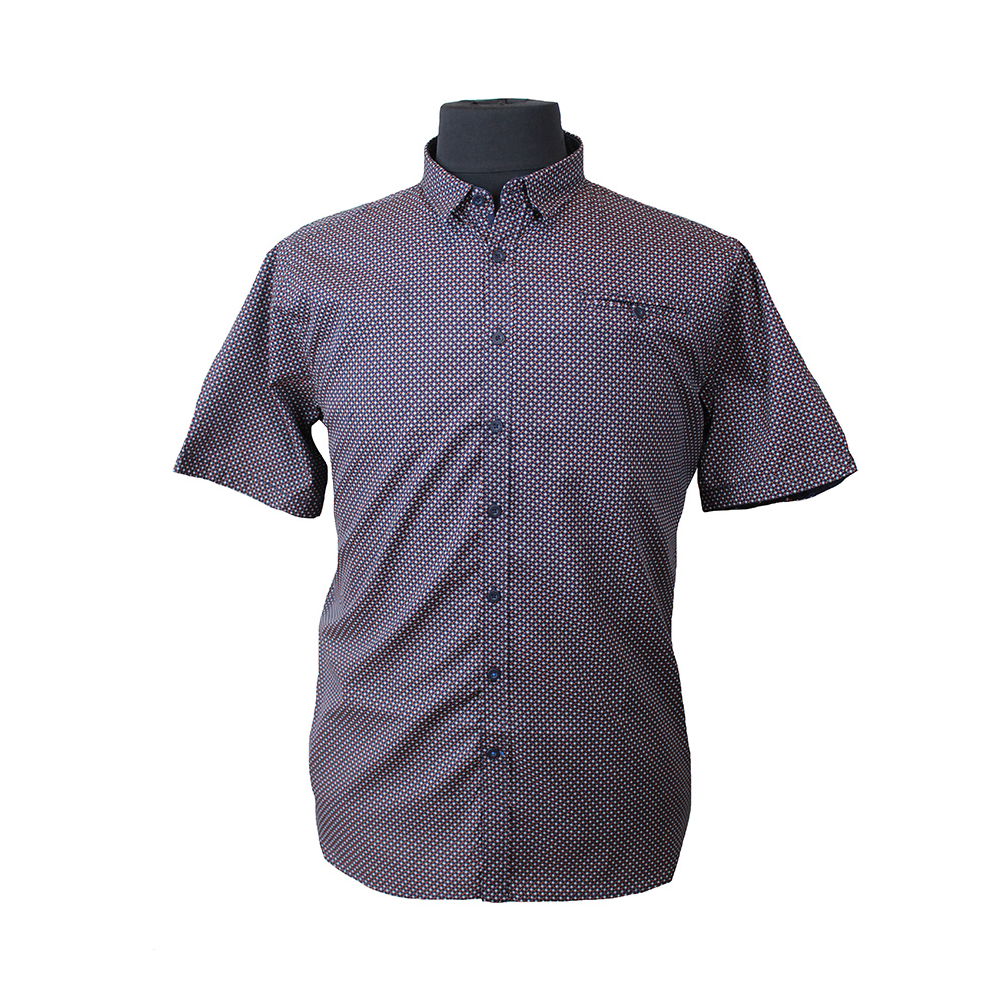 D555 Mersey Small Dot Dark Shirt - D555 - Affordable European Fashion ...