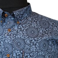 Ben Sherman Cotton Floral Pattern Shirt