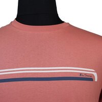 Ben Sherman Cotton Chest Stripe Print Tee