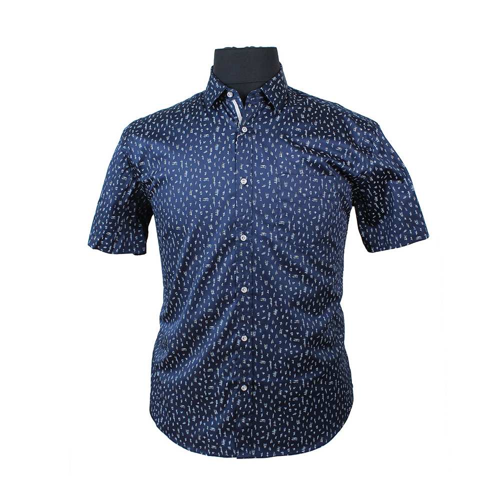 MRMR Abstract Line Pattern Navy