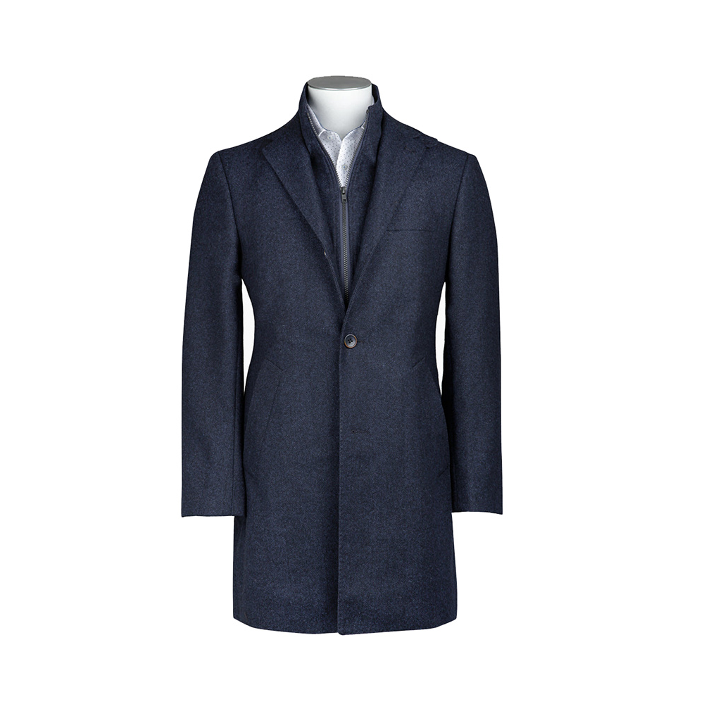 Rembrandt Navy Compton H Bone Overcoat - Beggs Newmarket has a huge big ...