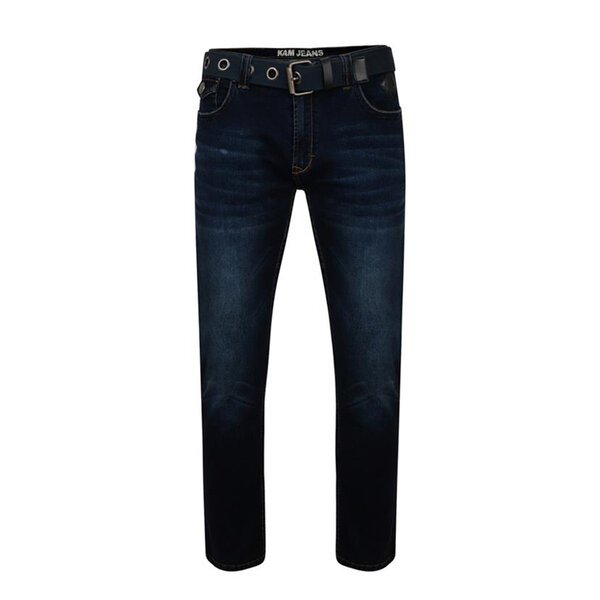 Kam Garcia Stretch Jean with Belt-shop-by-brands-Beggs Big Mens Clothing - Big Men's fashionable clothing and shoes