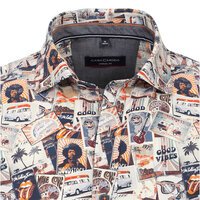 Casa Moda Icon Print Short Sleeve Shirt