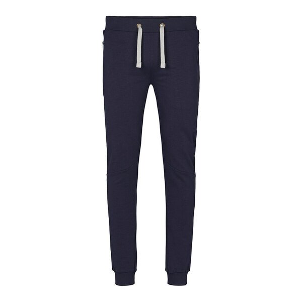 Tall Men's Poly Track Pant, Zip Bottom - BLACK and NAVY - FINAL SALE / –