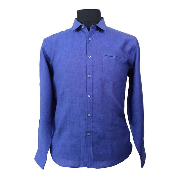 Berlin Irish Linen LS Shirt Granard-shop-by-brands-Beggs Big Mens Clothing - Big Men's fashionable clothing and shoes