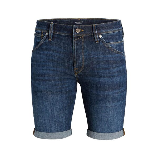 Jack and Jones Stretch Denim Short Blue Denim-shop-by-brands-Beggs Big Mens Clothing - Big Men's fashionable clothing and shoes