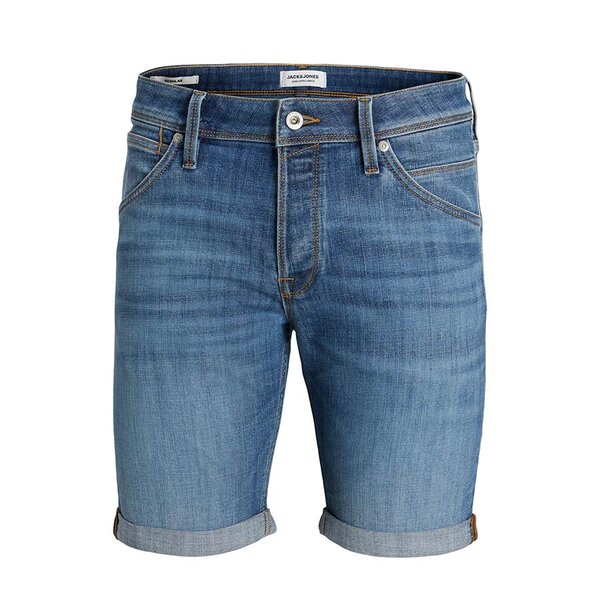 Jack and Jones Stretch Denim Short Light Denim-shop-by-brands-Beggs Big Mens Clothing - Big Men's fashionable clothing and shoes