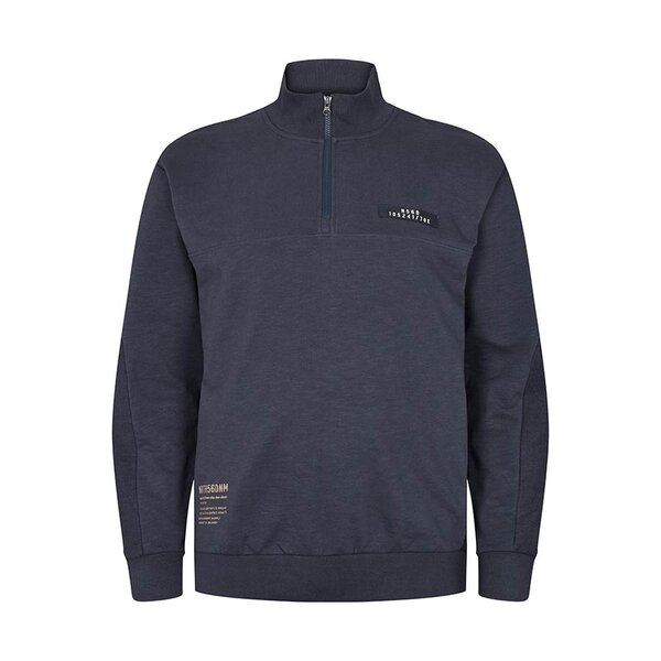 North 56 Quarter Zip Sweatshirt Navy-shop-by-brands-Beggs Big Mens Clothing - Big Men's fashionable clothing and shoes