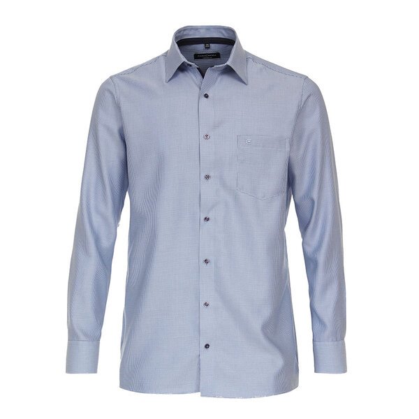 Casa Moda Rope Weave Pattern Business Shirt Blue-shop-by-brands-Beggs Big Mens Clothing - Big Men's fashionable clothing and shoes