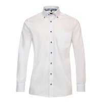 Casa Moda Plain White Buttondown Collar