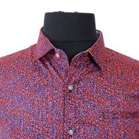 Berlin Floral Satin Finish Long Sleeve Shirt