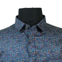 Berlin Sixties Satin Print Shirt Multi