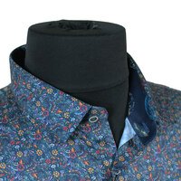 Berlin Sixties Satin Print Shirt Multi