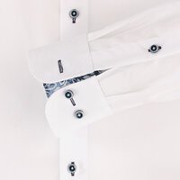 Casa Moda Plain White Buttondown Collar