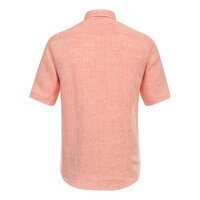 Casa Moda Linen Short Sleeve Shirt Tangerine