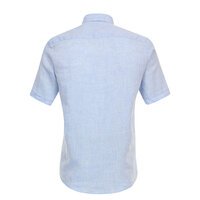 Casa Moda Linen Short Sleeve Shirt Sky