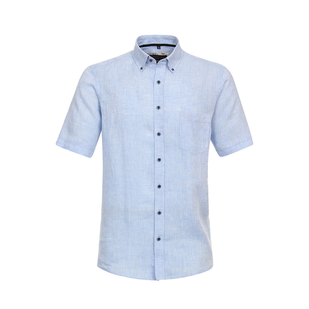 Casa Moda Linen Short Sleeve Shirt Sky - Casa Moda is one of Europes ...