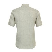 Casa Moda Linen Short Sleeve Shirt Sage Green