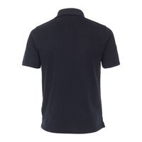 Casa Moda Cotton Mix Marle Weave Polo with Pocket Navy