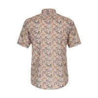 Casa Moda Orange Leaf Cotton Shirt 