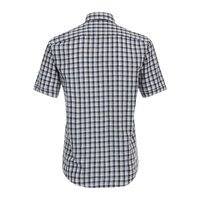 Casa Moda Linen Small Check SS Shirt