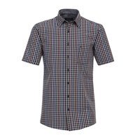 Casa Moda Small Navy Check SS Shirt