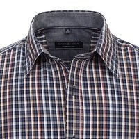 Casa Moda Small Navy Check SS Shirt