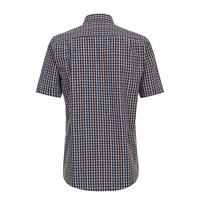 Casa Moda Small Navy Check SS Shirt