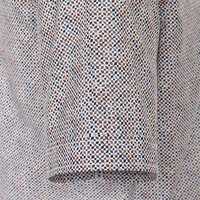 Casa Moda Abstract Pattern SS Shirt Blue Taupe