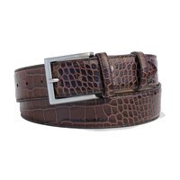 Robert Charles Lizard leather Brown Leather Belt