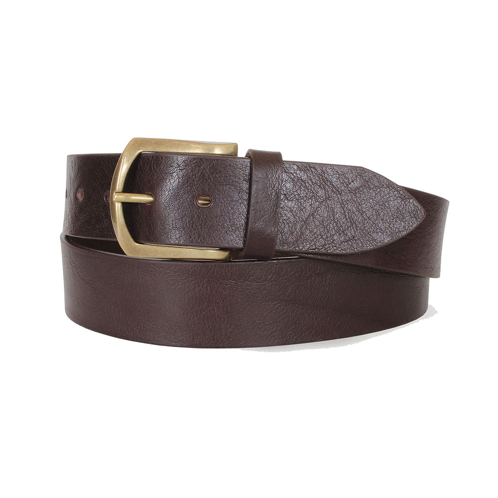 Robert Charles Natrual Grain Buffalo Leather Brown