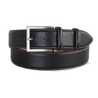 Robert Charles Italian Black Leather Belt