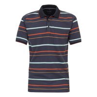 Casa Moda Striped Polo Navy