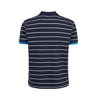 North 56 Cotton Striped Polo Navy